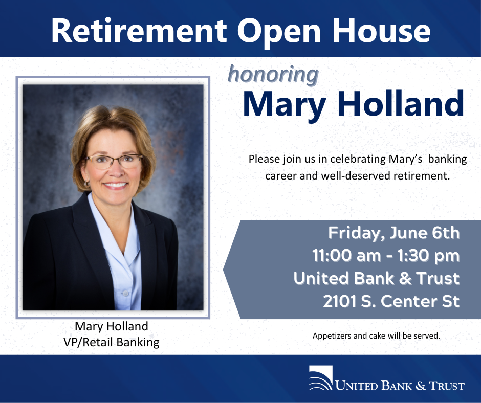 Mary Holland Retires from United Bank & Trust thumbnail