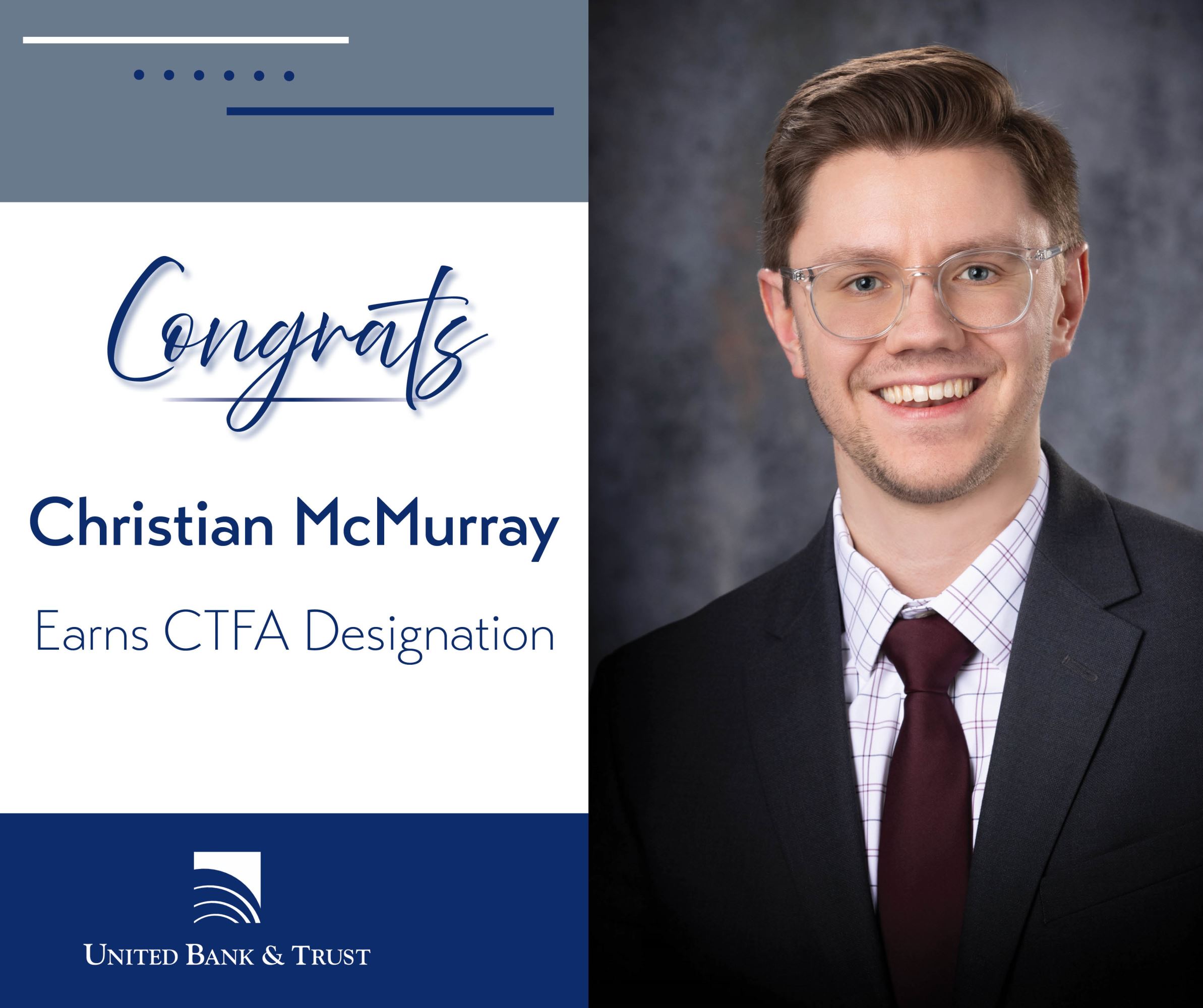 Christian McMurray Earned Certified Trust & Fiduciary Advisor Designation thumbnail